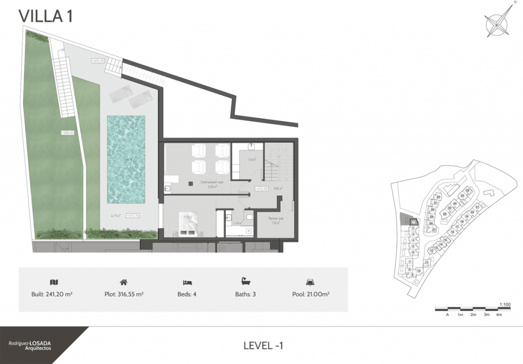 Villa 1 Buenavista Views Basement Floorplans
