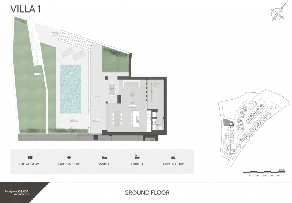 Villa 1 Buenavista Views Ground Floor Floorplans