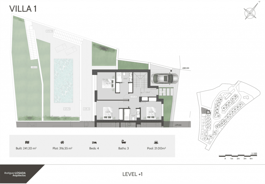 Villa 1 Buenavista Views Floorplans