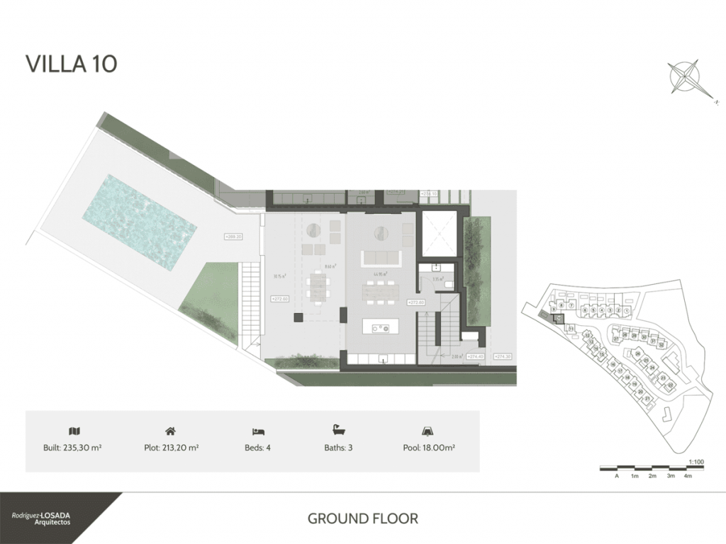 Villa 10 Buenavista Views Ground floor Floorplans