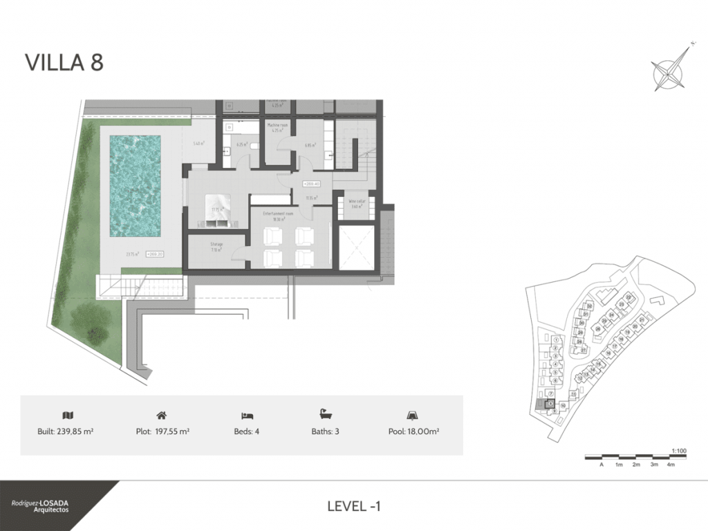 Villa 8 Buenavista Views Basement Floorplans