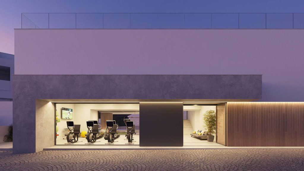 Gym at night Buenavista Views Mijas