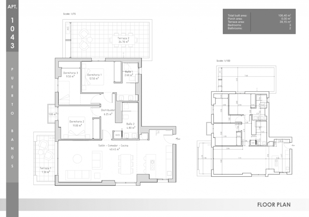 Jardines del Puerto Floor Plan 1043