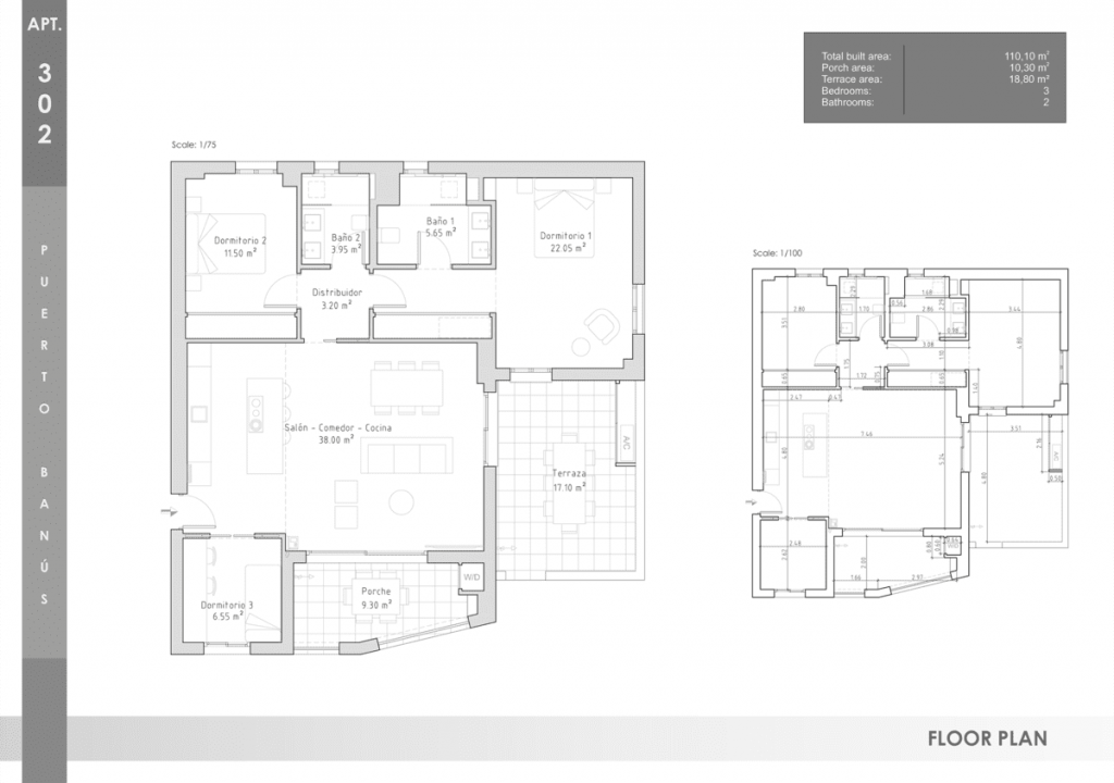 Jardines del Puerto Floor Plan 302