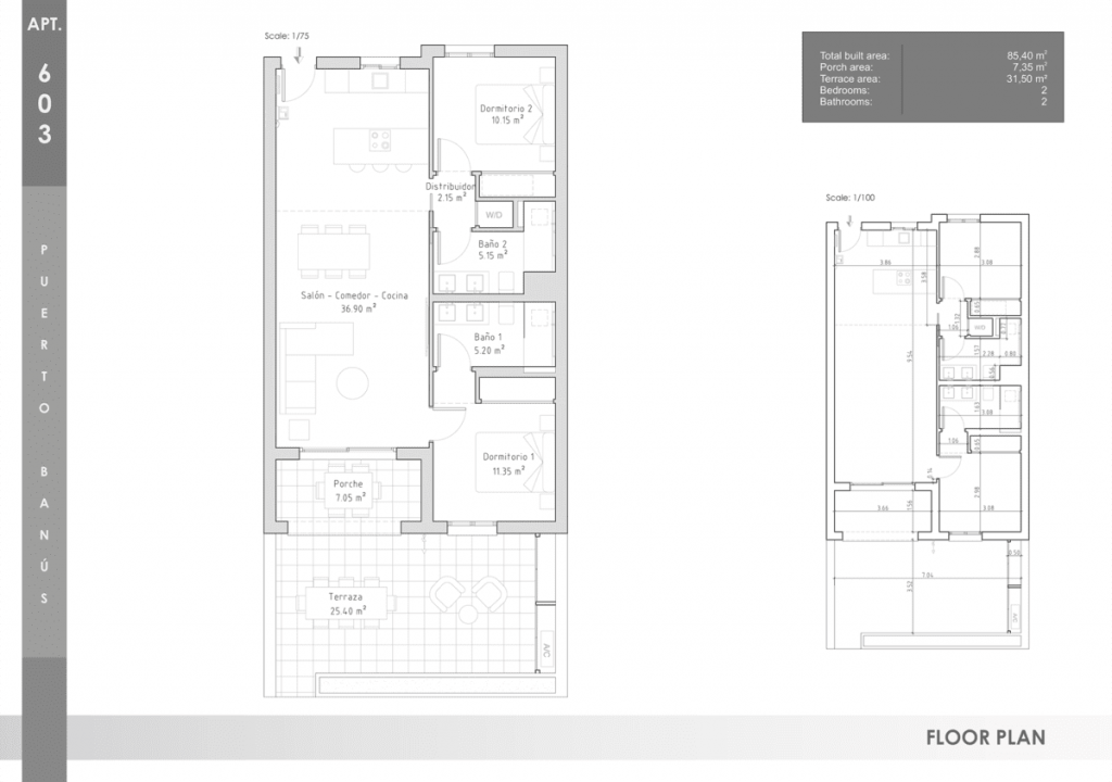 Jardines del Puerto Floor Plan 603