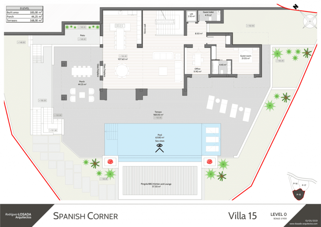 Luxury Villa 15 Spanish Corner - Floorplans