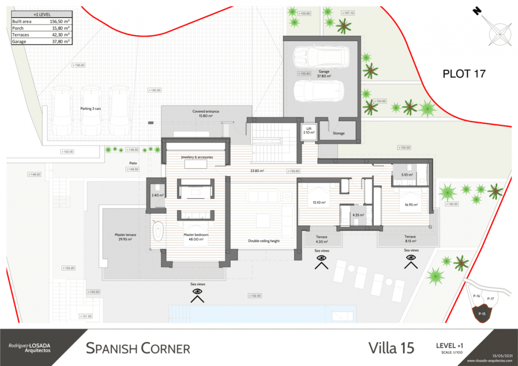 Luxury Villa 15 Spanish Corner - First Floor Floorplans