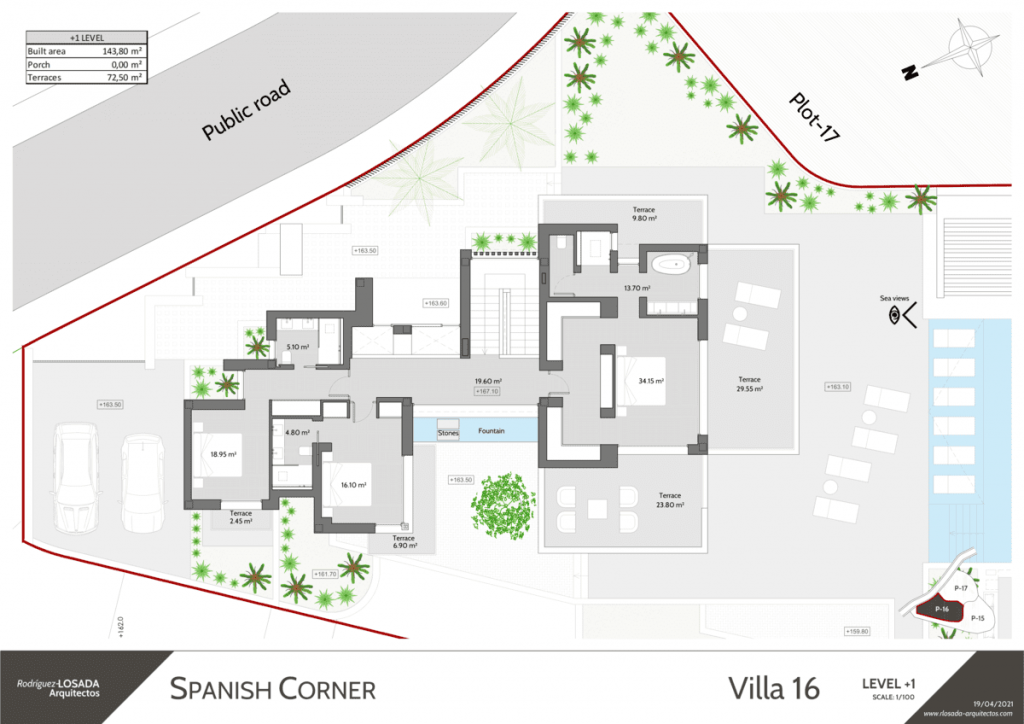 Luxury Villa 16 Spanish Corner - First Floor Floorplans