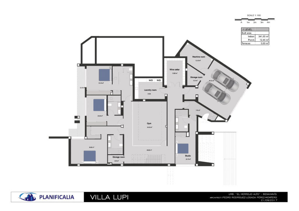 Villa Lupi basment Floorplans