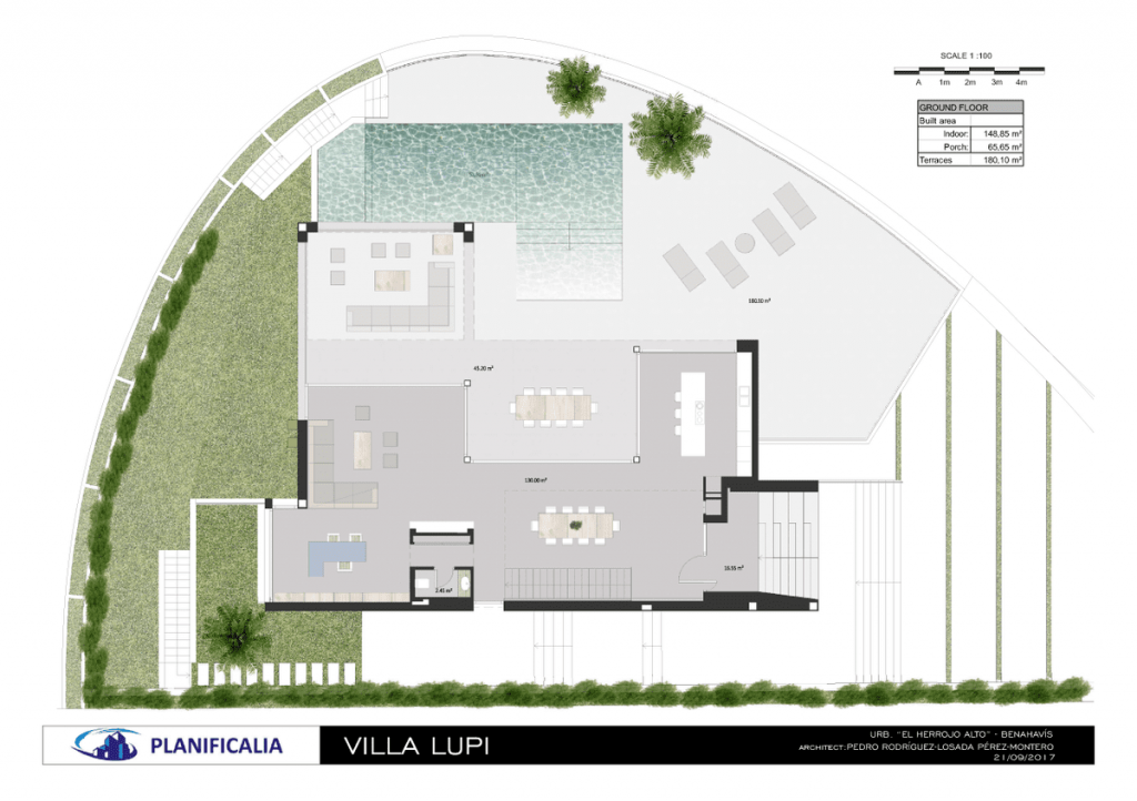 Villa Lupi Ground Floorplans